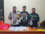 Barang Bukti Miras yang diamankan anggota Polsek Ternate Selatan