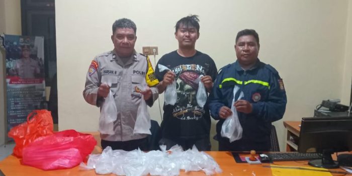 Barang Bukti Miras yang diamankan anggota Polsek Ternate Selatan