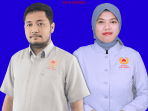 Ketua Panitia M. Reza Rinaldy (Kiri) dan Sekretaris Panitia drh. Fauzia Istanti Kamaludin