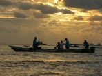 Salah satu kapal peserta Obi Fishing Tournament 2025